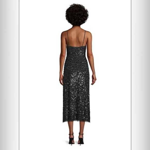 Needle & Thread Black Sequins Dress with Tag Size: US 4 - Picture 2 of 4